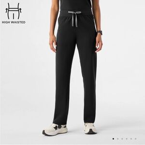 Figs Women's Black Straight Leg Pants